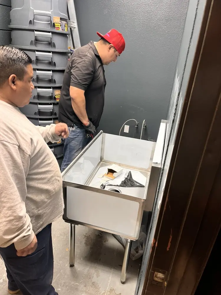 Commercial plumbing and sink installation in Sandy Hill